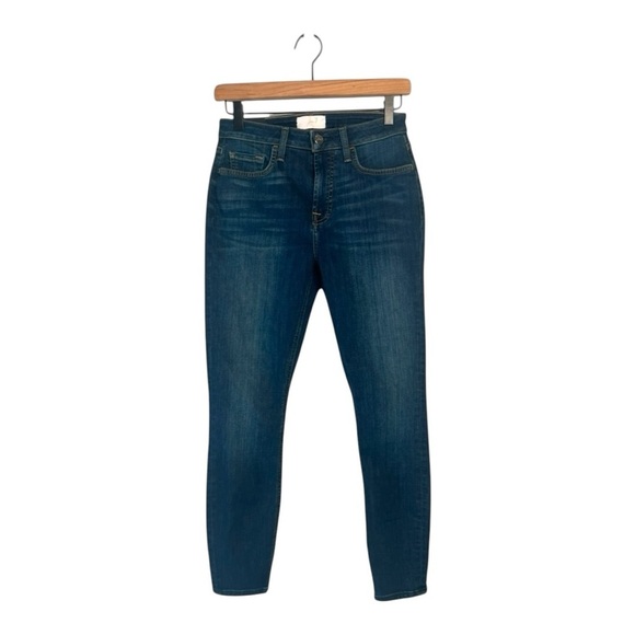 Jen7 by 7 For All Mankind Legging Ankle Jeans Sculpting Panel Size 4 Dark Wash - Picture 14 of 14